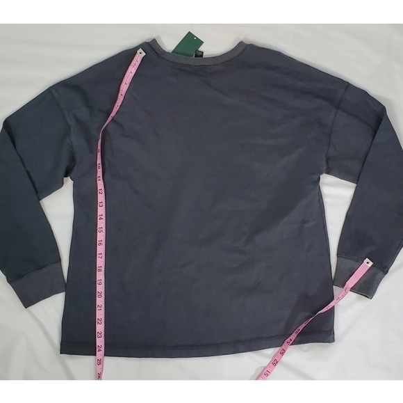 GREY Long-Sleeved Waffleknit Top by Wild Fable in Size Medium - Picture 5 of 7